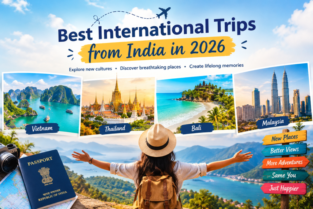 Best International Trips from India in 2026